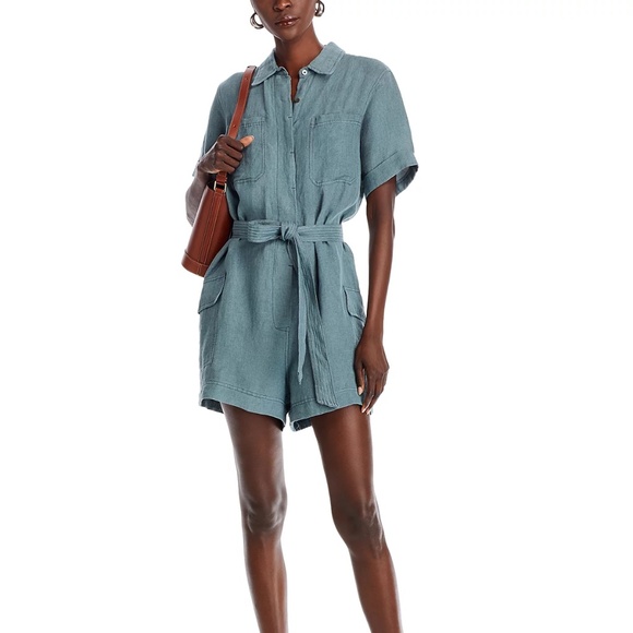 ATM Linen Romper - Picture 3 of 5